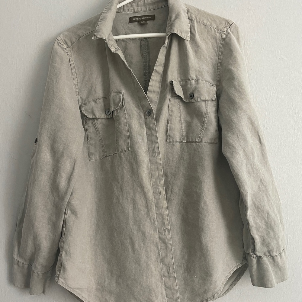 Tommy Bahamas Linen Button-Up Shirt